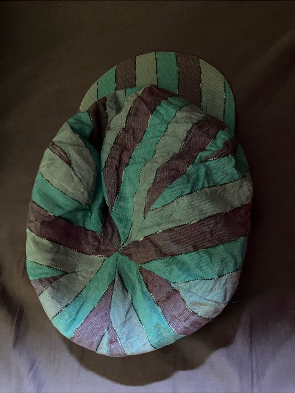 Reversible vintage hat from the 90s. Grunge boho hippie nineties